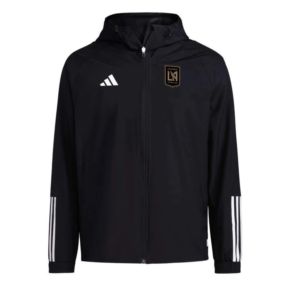 ADIDAS Tiro LAFC All Weather Track Jacket MLS Black Men's Sz M *NEW* IW4281 $110